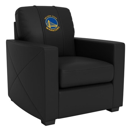 Dreamseat Silver Club Chair with Golden State Warriors Global Logo XZ7759002CHCDBK-PSNBA30087